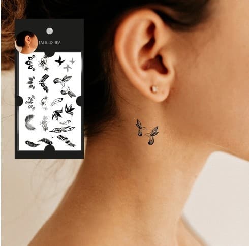 Тату сет &amp;quot;Пір'я&amp;quot;, фото - 3