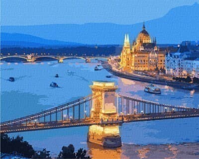 Набір для розпису по номерах. &amp;quot;Яскрава Угорщина&amp;quot; 40х50см, фото - 1