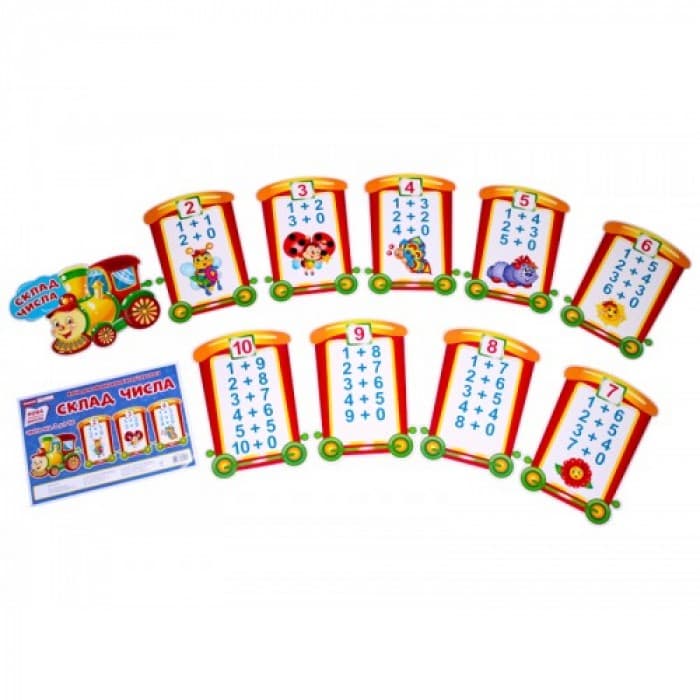 Склад числа (набір карток в пакеті), фото - 2