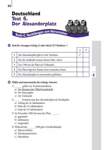 Німецька мова. 7 кл. Зошит з аудіювання. (Einfaches Horverstehen), фото - 2