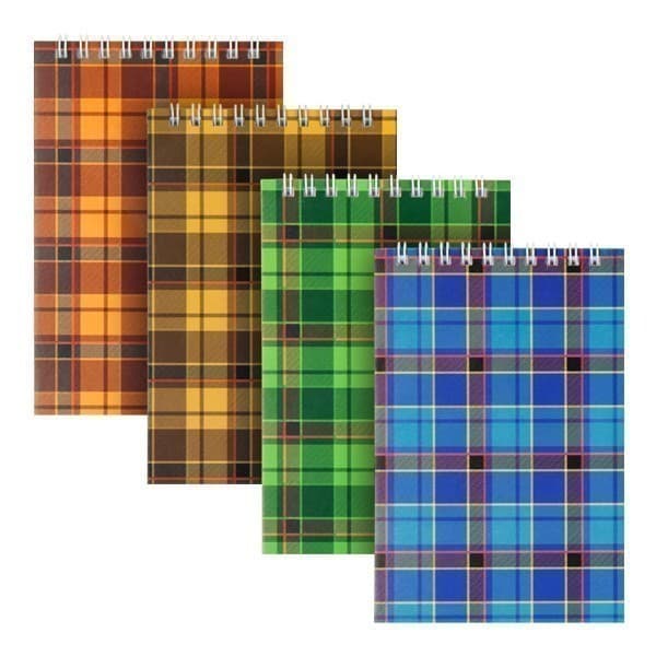 Блокнот на спiралi, А6, 48 арк.,кліт., асорті D8011-01 (4), фото - 1