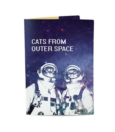 Обкладинка на паспорт &amp;quot;Cats from outer space&amp;quot;