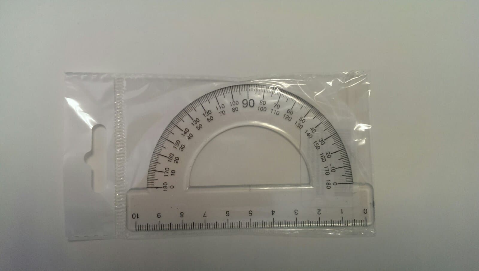 Транспортир180гр пласт проз друкован бл/пак, фото - 1