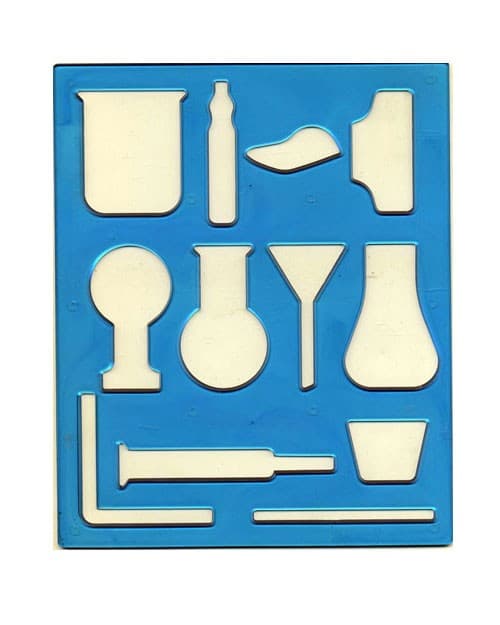 Трафарет хіміка (12С 839-08) ~ 70 шт.; ; (125063), фото - 1