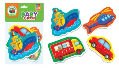 Беби пазли. &amp;quot;Транспорт&amp;quot;