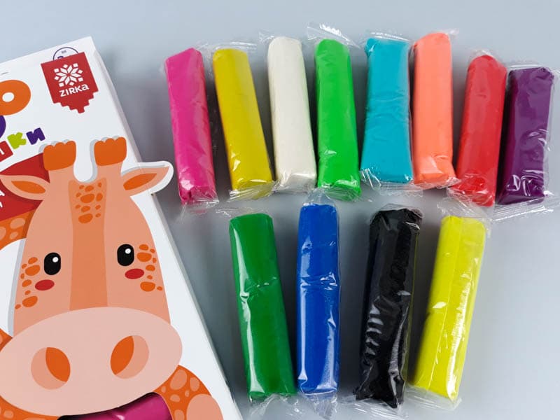 Тісто для ліплення ZOOліпашки Жираф 35г/12кол/12ст, фото - 2