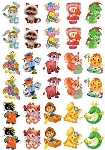 Набір.Наклейки на шафки для дитячих садків, фото - 2