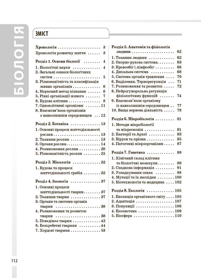 Довідник учня. Біологія. 7–11 класи. Усі поняття, терміни та визначення, фото - 2