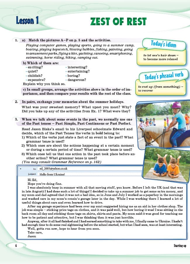 Підручник Англійська мова (9-й рік навчання) для 9 класу загальноосвітніх навчальних закладів УЧЧ03, фото - 3