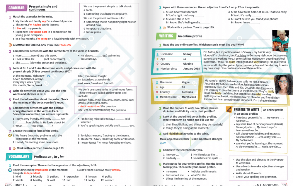 Підручник англійської мови Prepare for Ukraine НУШ 8 Student's Book HB, фото - 3