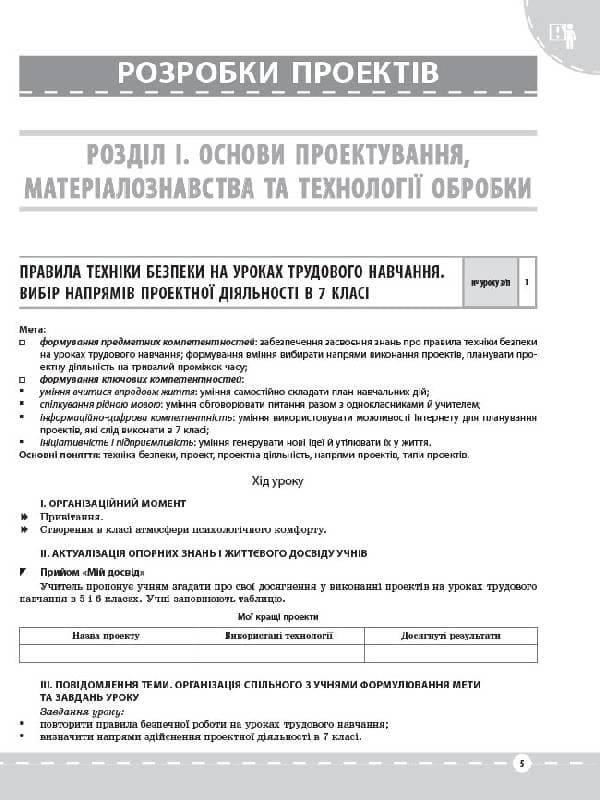Трудове навчання. Проектна діяльність. 7 клас, фото - 2