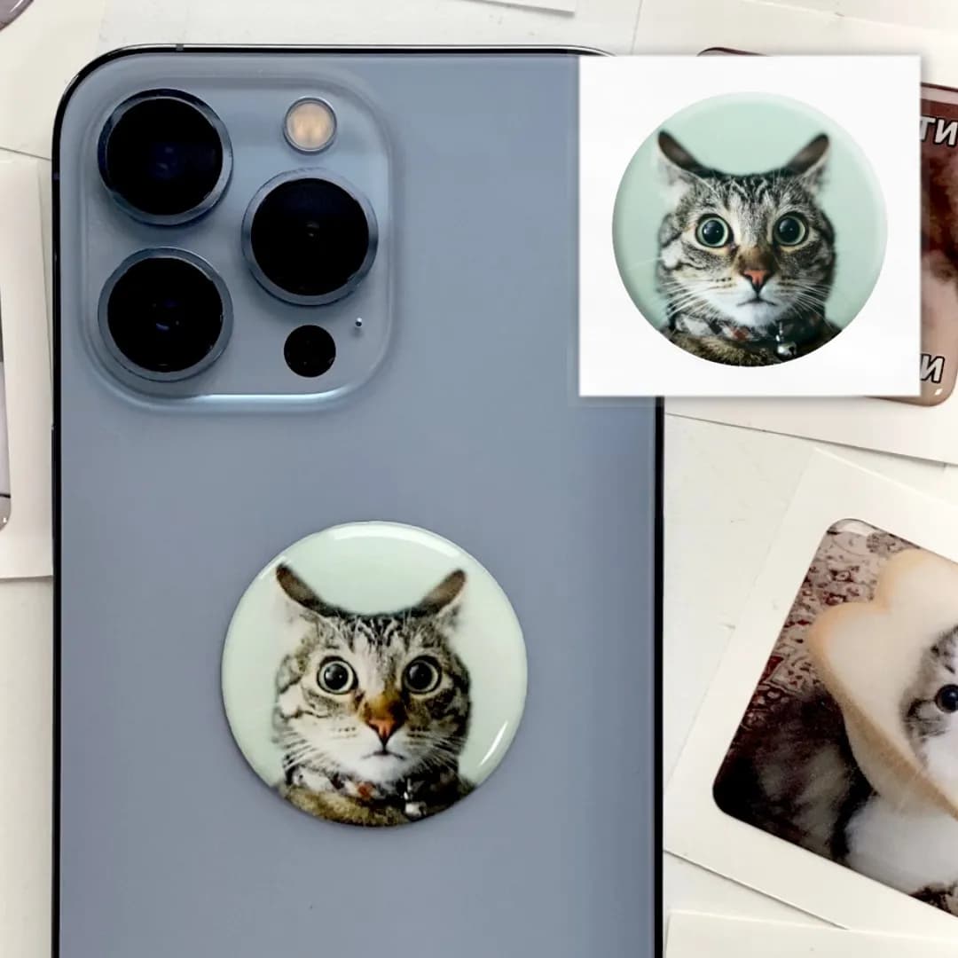 3D-стікер &amp;quot; Мем здивований кіт&amp;quot;, фото - 3