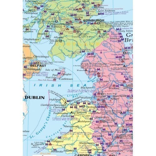 United Kindom (Великобританія) м-б 1:1 500 000 на планках, фото - 2