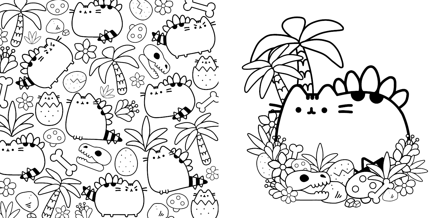 Розмальовка. Pusheen, фото - 3