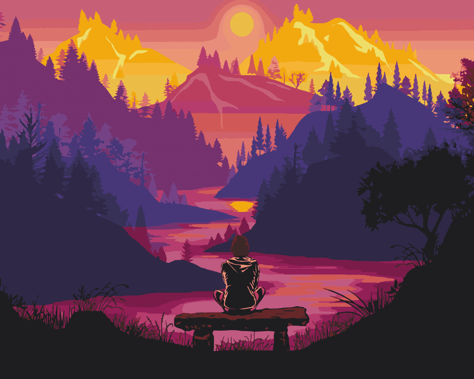 Набір для розпису &amp;quot;Гармонія з природою&amp;quot; 40*50 см, фото - 1