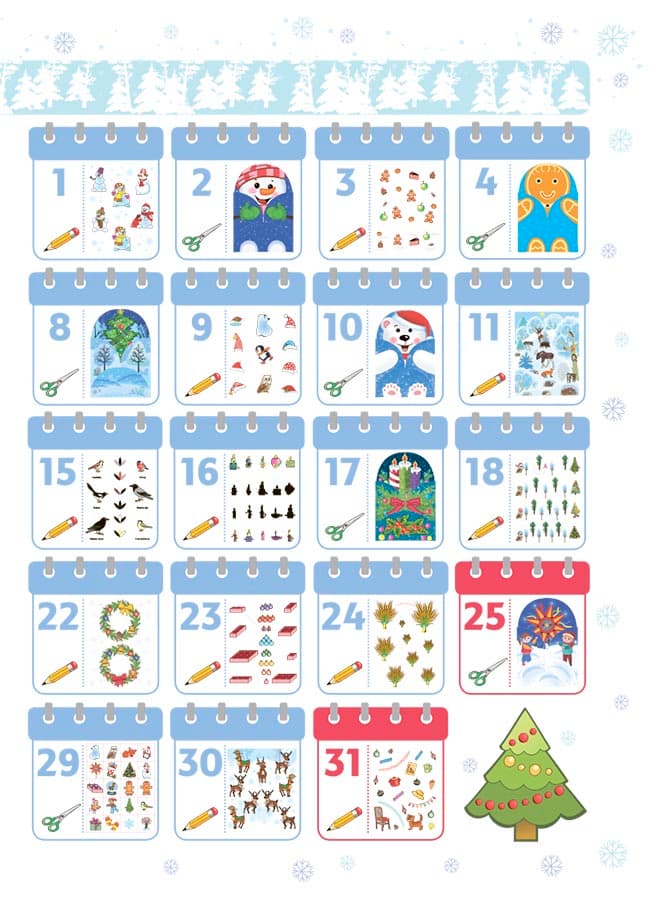 Новорічні дива власноруч. Адвент з поробками та завданнями. 3–4 роки, фото - 3
