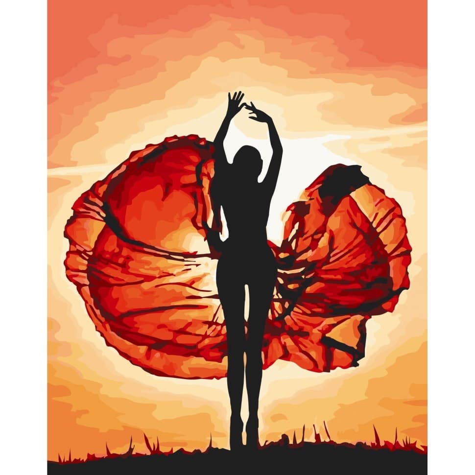 Набір для розпису &amp;quot;Магія танцю&amp;quot; 40*50 см, фото - 1