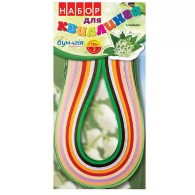 Набір для квілінгу &amp;quot;квіти&amp;quot; 5мм х420 мм,9кол. по 25 стрічок.Довжина стріч.97м, фото - 1
