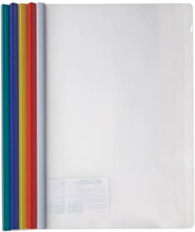 Папка с бок. планкой-зажим. 15мм А4 4-251