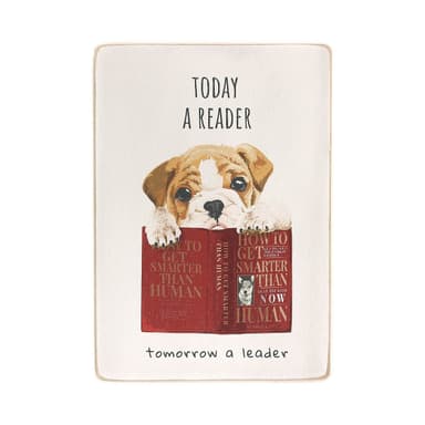 Постер &#39;Today a reader, tomorrow a leader&#39;