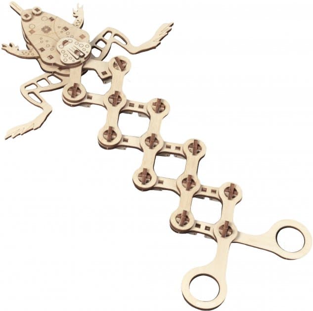 Механічна дерев&#39;яна 3D-модель &amp;quot;Жабеня&amp;quot;, фото - 2