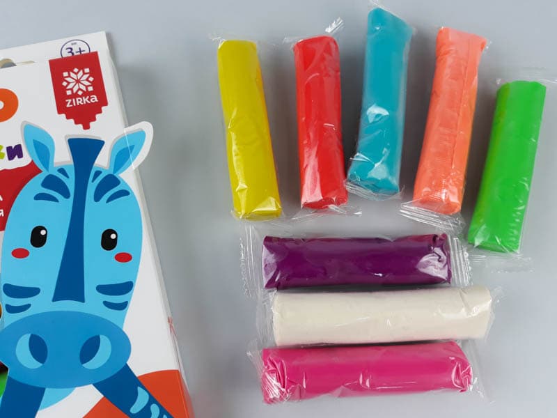 Тісто для ліплення ZOOліпашки Зебра 35г/8кол/8ст, фото - 2