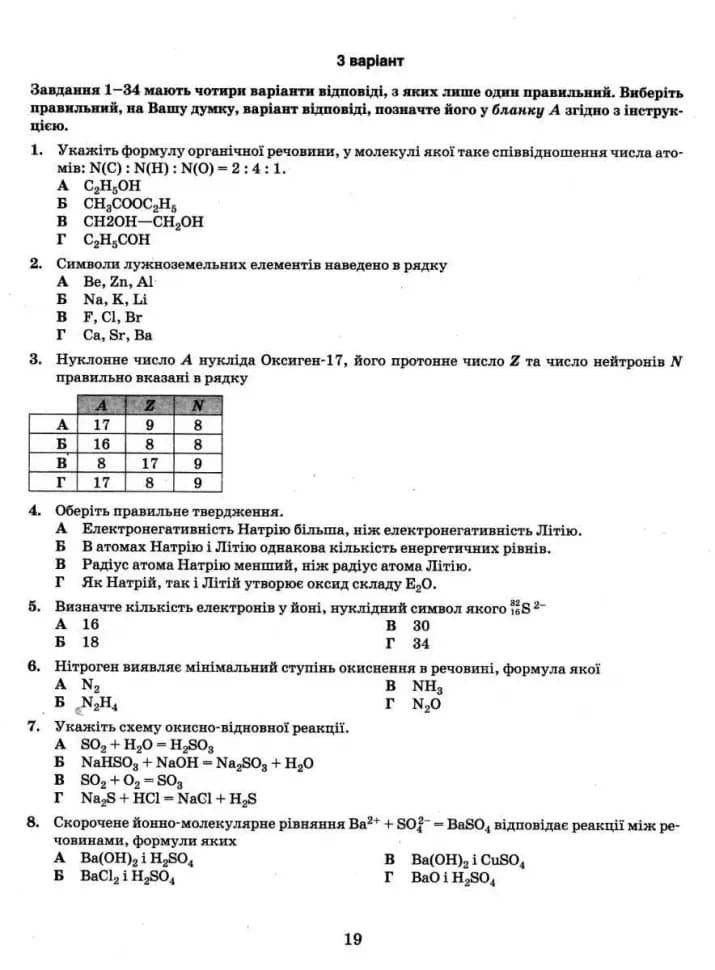 ЗНО 2024 Хімія. Типові тестові завдання., фото - 2