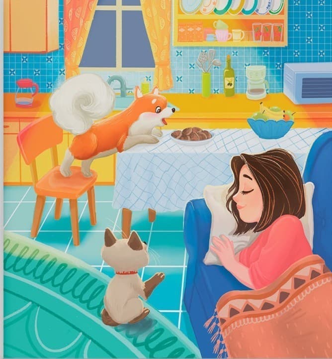 Хвостаті пригоди. Пончик та Грінка вчаться дружитих, фото - 3