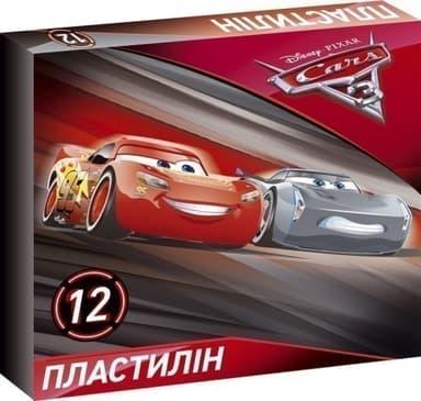 Пластилін Серія Cars №2 12 кольорів