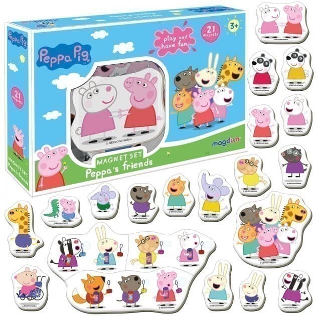 Набір магнітів. Свинка Пеппа. Друзі Пеппи МЕ 5031-02, фото - 1