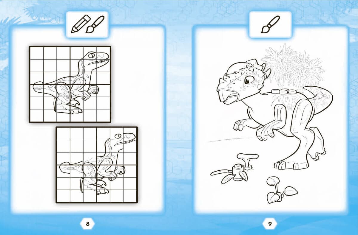 LEGO® Jurassic World™ Розважайся та малюй. Книжка зі стікерами, фото - 3