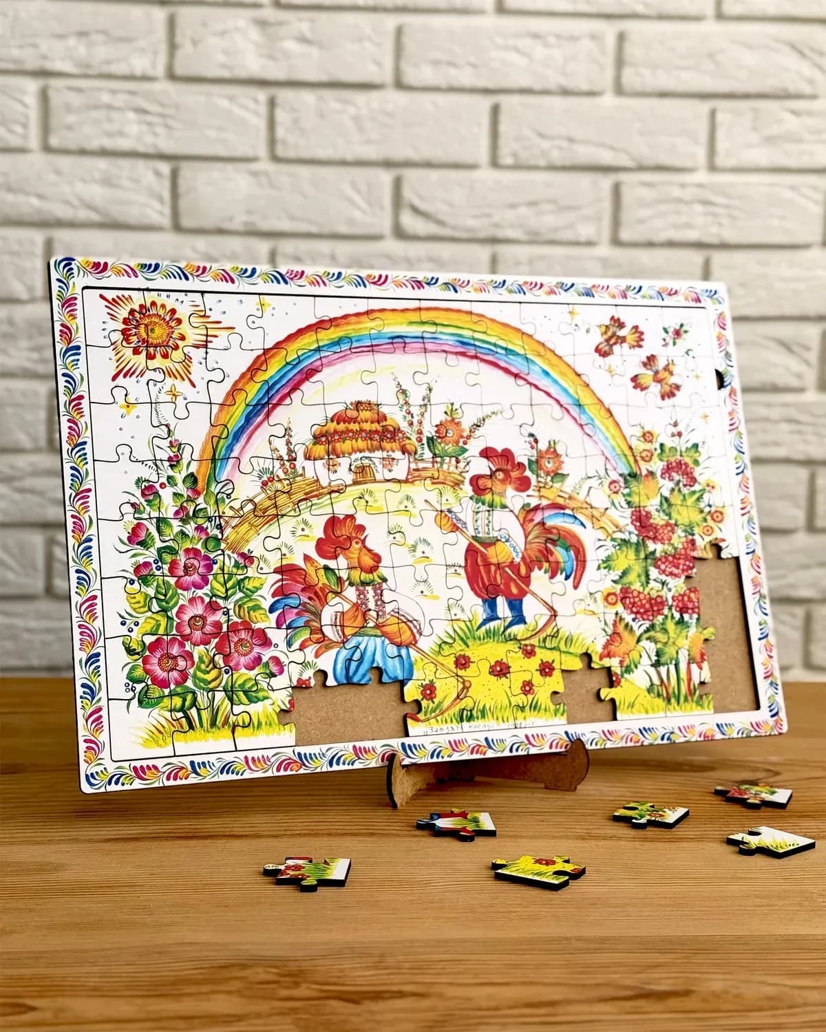 Пазл дерев&#39;яний &amp;quot;Завзяті косарі&amp;quot;, фото - 2