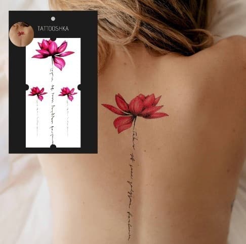 Тату &amp;quot;Кольорові лотоси&amp;quot;, фото - 1