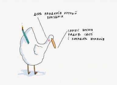 Листівка Задувай свєчі