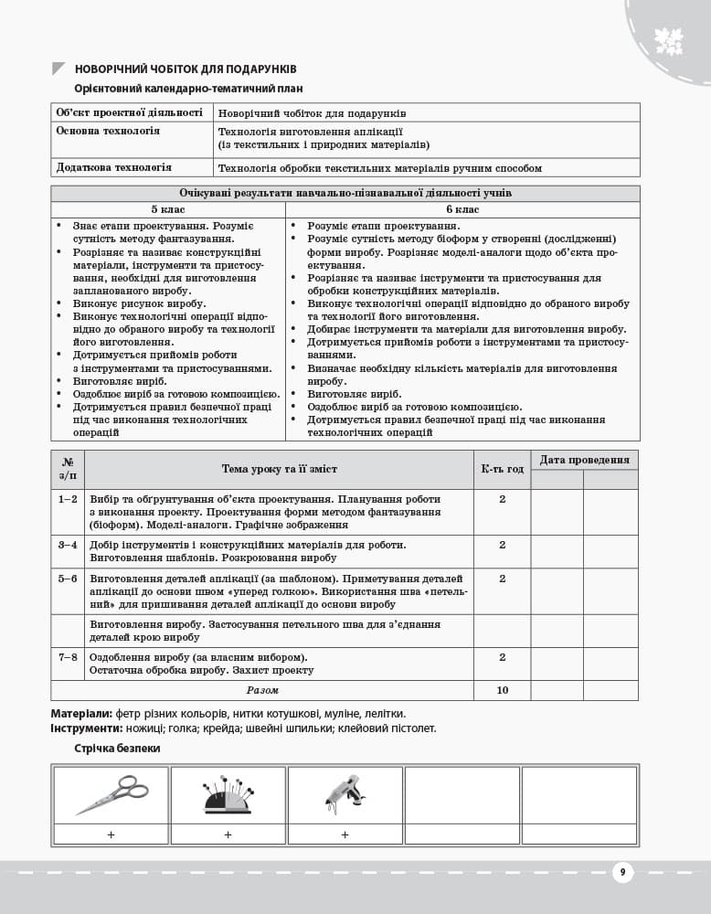 Трудове навчання. Проектна діяльність. Обслуговуючі та технічні види праці. Друга частина. 5-6 клас, фото - 3