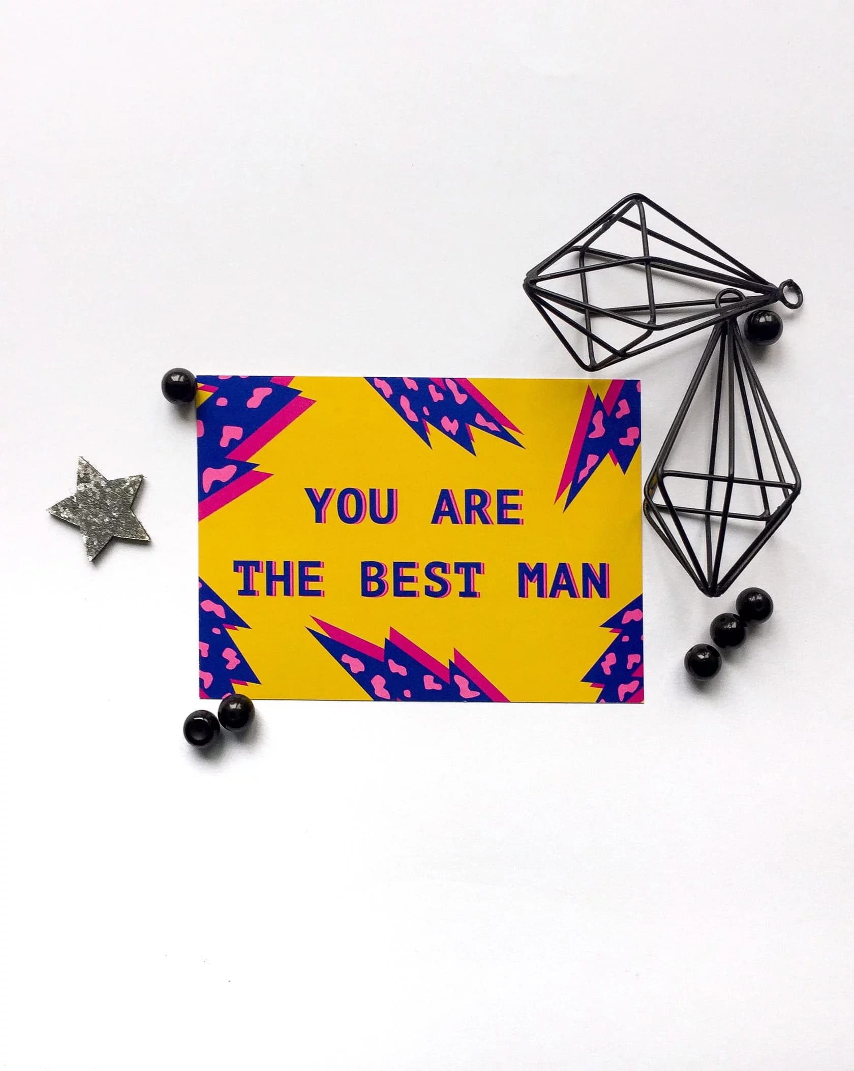 Листівка класична You are best man, фото - 1