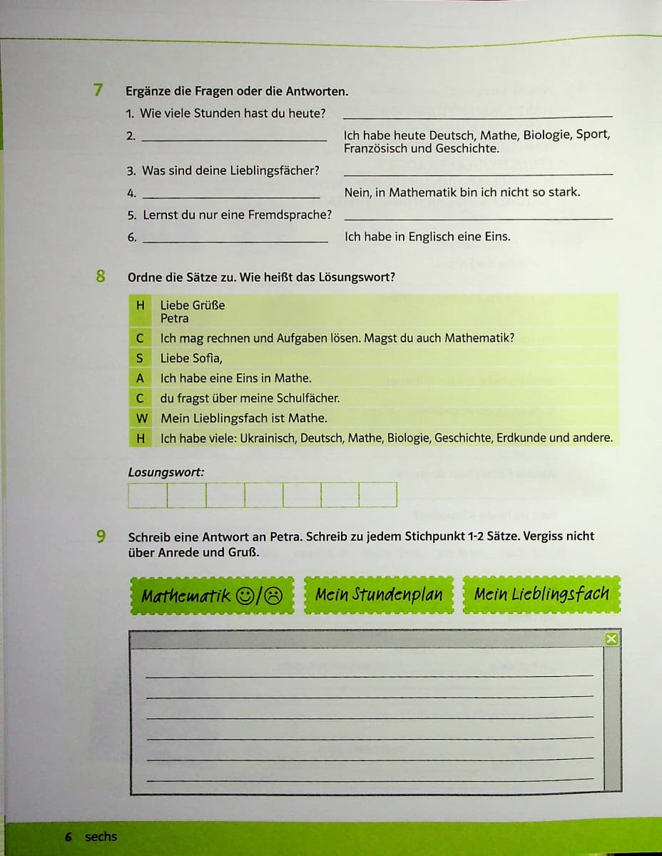 Німецька мова. Deutsch. Parallelen NEU. Робочий зошит для 6-го класу (+ аудіосупровід), фото - 2