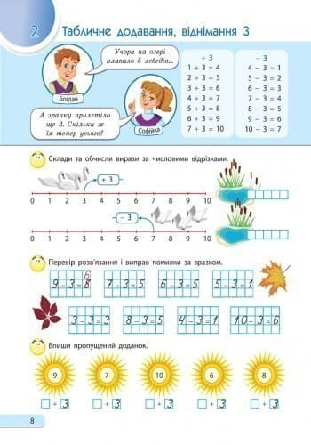 Розв&#39;язую, обчислюю. Математика. Частина 2. 1 клас, фото - 2