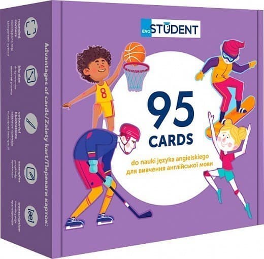 Спорт та дозвілля+аудіо. 95 карток англійська, фото - 1