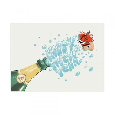 Листівка Шампанське