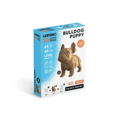 Картонний конструктор "Cartonic 3D Puzzle BULLDOG PUPPY"