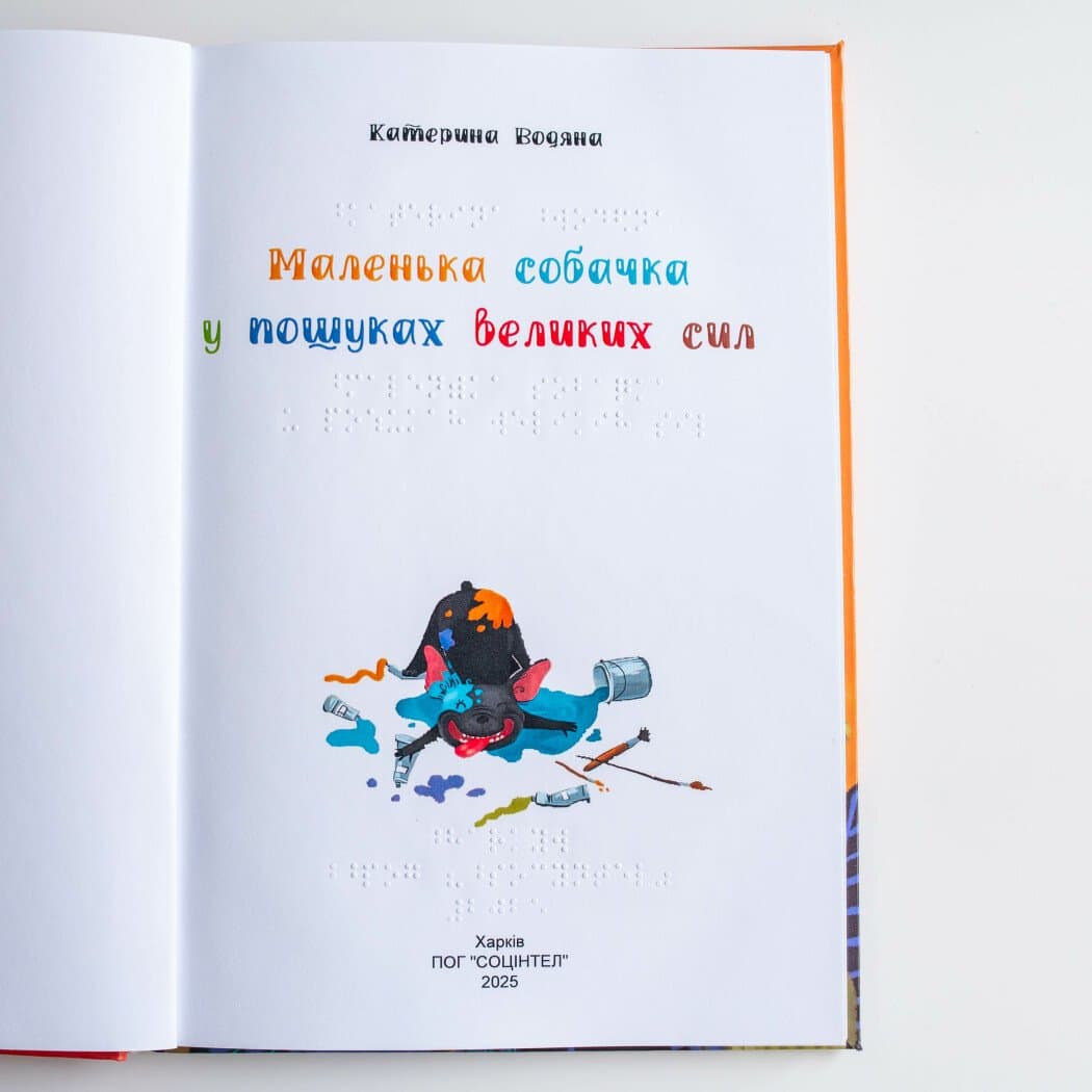 Книги Брайлем. Маленька собачка у пошуках великих сил, фото - 3