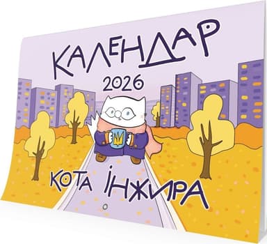 Календар кота Інжира на 2026 рік (Урбаністичний)