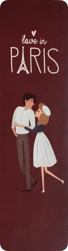 Закладка двухстороння для книги «Love in Paris», фото - 1