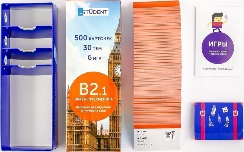 Картки англ. мова B2.1 Upper-Intermediate 500 шт., фото - 1