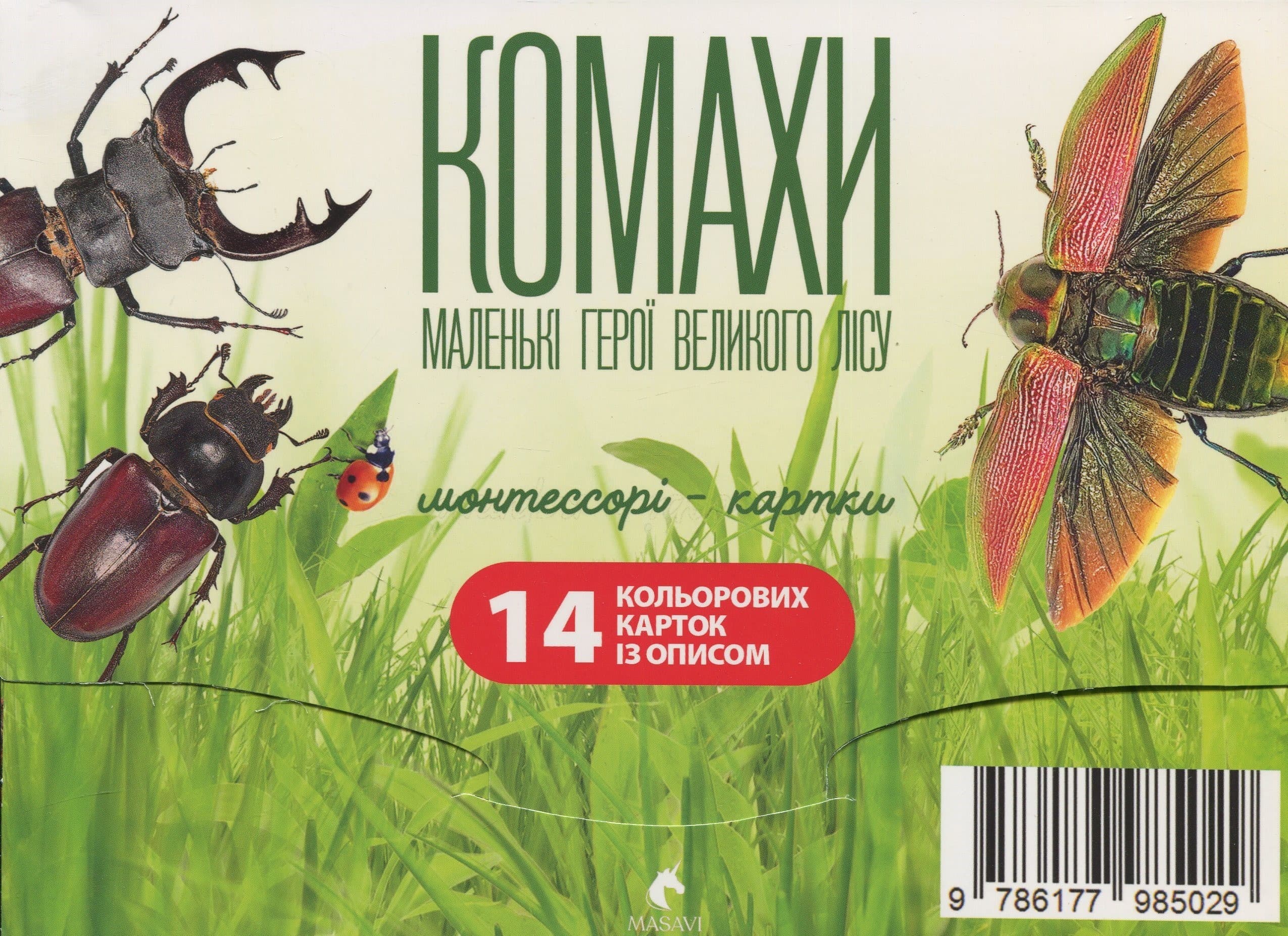 Комахи. Маленькі герої великого лісу. Монтессорі-картки, фото - 1