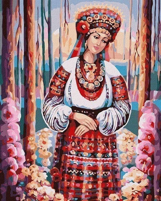 Набір для розпису по номерах. &amp;quot;Золоті передзвони&amp;quot; 40х50см, фото - 1