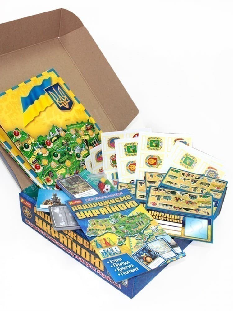 Настольная игра Подорожуємо Україною 3в1, фото - 2