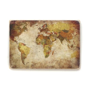 Постер &#39;Винтажная карта мира&#39;