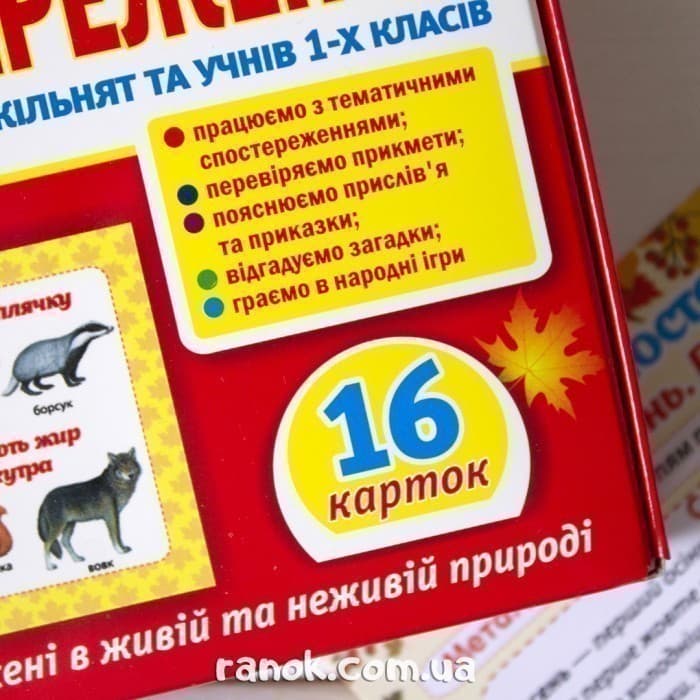 Набір карток.Оcінні спостереження, фото - 2